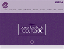 Tablet Screenshot of mdassessoriacom.com.br